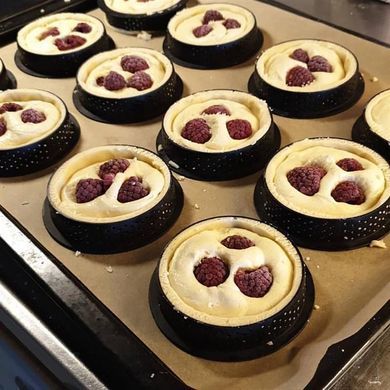 Набор перфорированных форм для тарт TARTE RING 80, 6 штук 920 фото