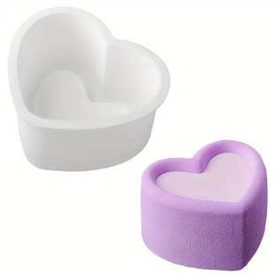 Силіконова форма Bento Cake Heart 2610 фото