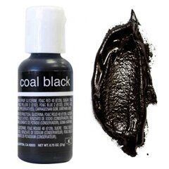 Гелевый пищевой краситель Chefmaster Coal Black / Супер Черный, 20 гр 5101 фото