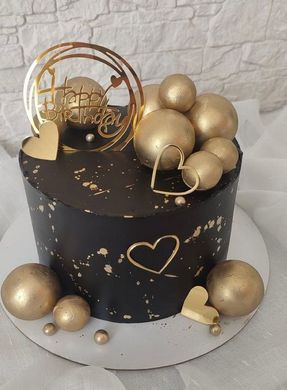 Топпер для торта  "Happy Birhday" 3251 фото